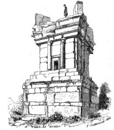 Lybic mausoleum, 
Dougga
