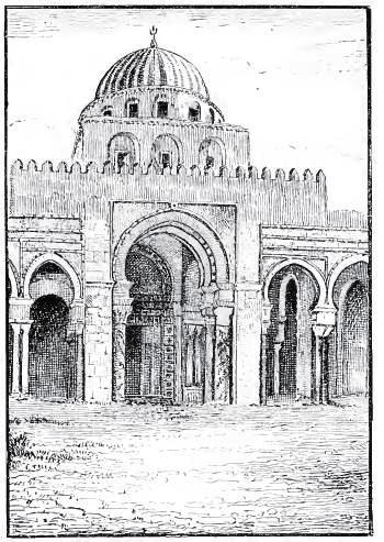 Mosque of Sidi Okba, 
Kairouan, 1882