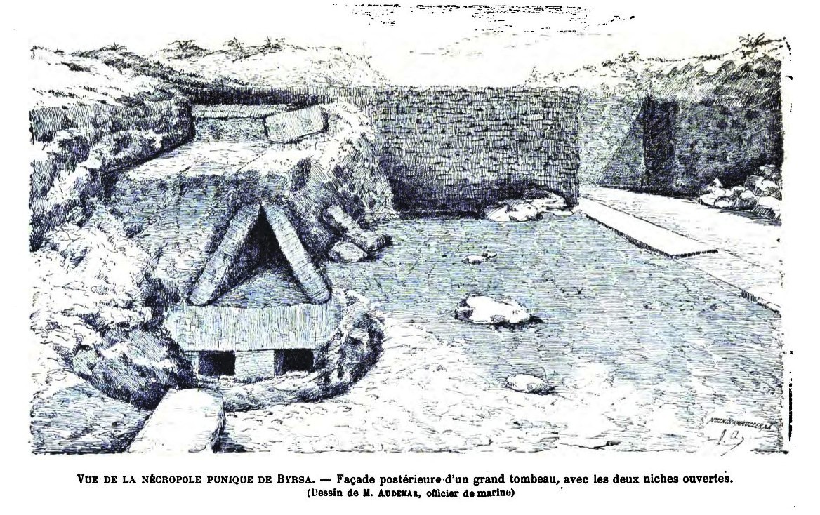 Byrsa Tomb, late 1800s