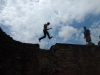 Corey\'s jump at the Roman Ruins of Fourviere
