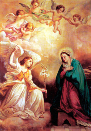 The First Joyful Mystery  The Annunciation