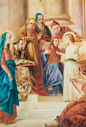 The Fifth Joyful Mystery  Finding Jesus in the Temple