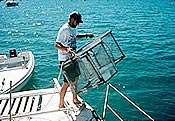 Deploying a fish trap